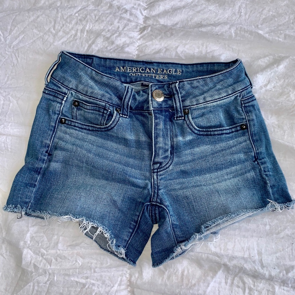 American Eagle | Stretchy Denim Shorts